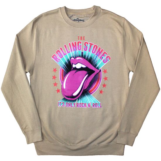 Picture of The Rolling Stones Unisex Sweatshirt: It's Only R 'n R (Oversized) (Small)