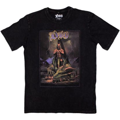 Picture of Dio Unisex Stone Wash T-Shirt: Killing The Dragon