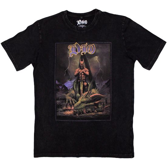 Picture of Dio Unisex Stone Wash T-Shirt: Killing The Dragon