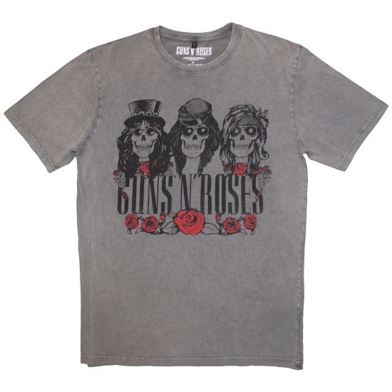 Picture of Guns N' Roses Unisex Stone Wash T-Shirt: Hell Group