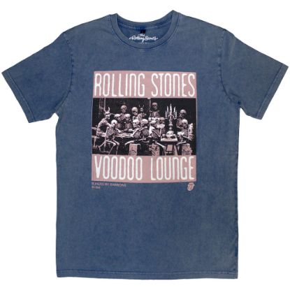 Picture of The Rolling Stones Unisex Stone Wash T-Shirt: Voodoo Skulls