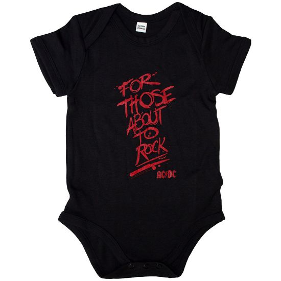 Picture of AC/DC Kids Baby Grow: For Those About To Rock