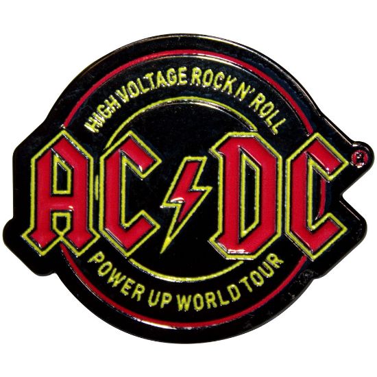 Picture of AC/DC Pin Badge: High Voltage Rock N Roll PWR-UP World Tour (Ex-Tour)