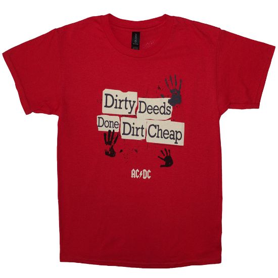 Picture of AC/DC Kids T-Shirt: Dirty Deeds Done Dirt Cheap (7-8 Years)