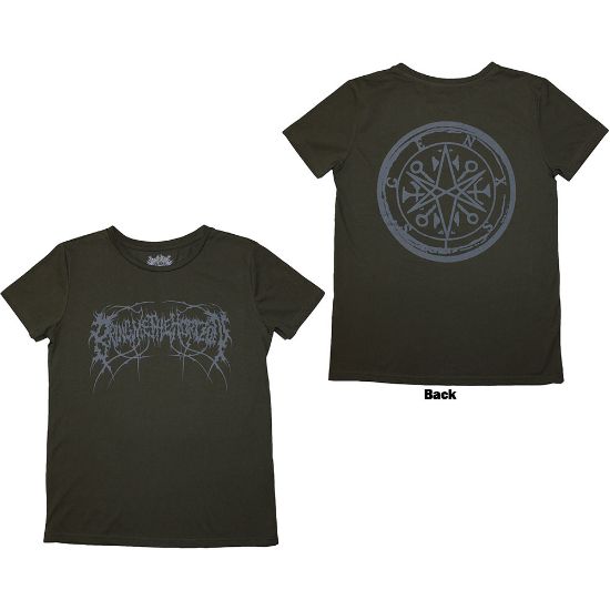 Picture of Bring Me The Horizon Ladies T-Shirt: Metal Logo Genxsis Back Print
