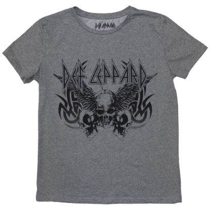 Picture of Def Leppard Ladies T-Shirt: Tribal Skull