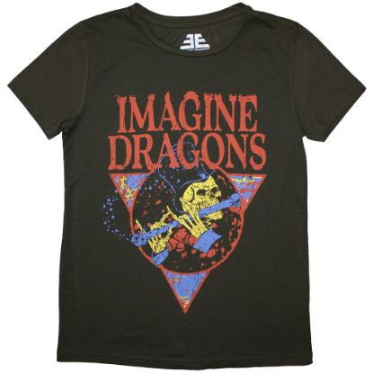 Picture of Imagine Dragons Ladies T-Shirt: Skeleton Flute