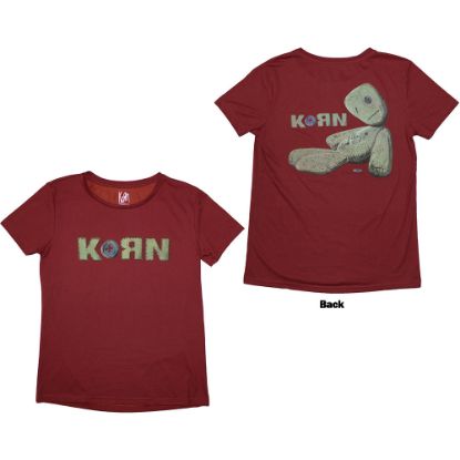 Picture of Korn Ladies T-Shirt: Doll Issues Back Print