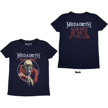Picture of Megadeth Ladies T-Shirt: Black Friday Back Print