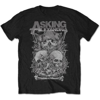 Picture of Asking Alexandria Unisex T-Shirt: Skull Stack