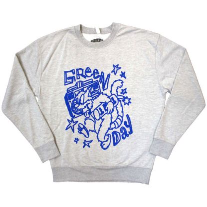 Picture of Green Day Unisex Sweatshirt: Cat Blaster (Medium)