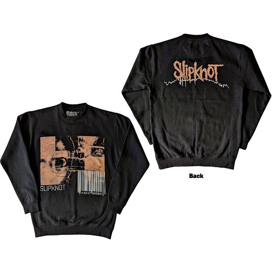 Picture of Slipknot Unisex Sweatshirt: The End, So Far Faces & Barcode (Back Print) (Small)