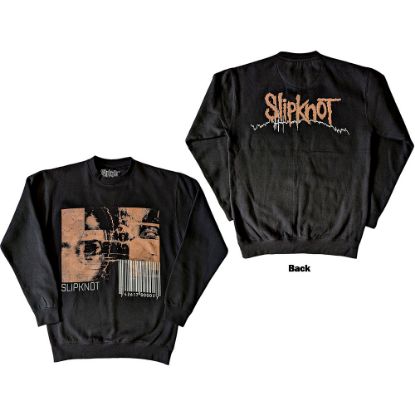 Picture of Slipknot Unisex Sweatshirt: The End, So Far Faces & Barcode (Back Print) (Medium)