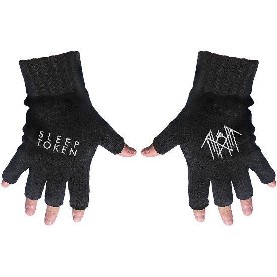 Picture of Sleep Token Fingerless Gloves: Logo & Sigil