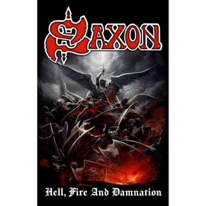 Picture of Saxon Textile Poster: Hell, Fire And Damnation