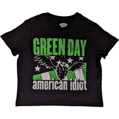 Picture of Green Day Ladies Crop Top: American Idiot Wings