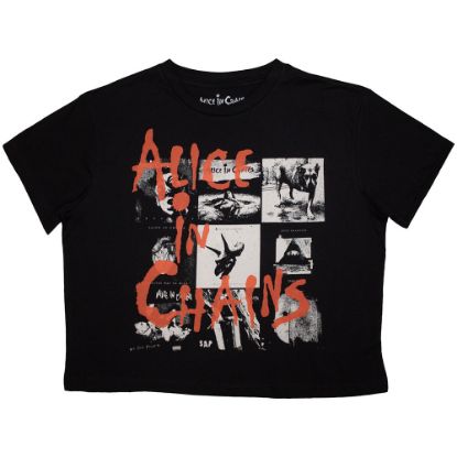 Picture of Alice In Chains Ladies Crop Top: Albums Montage