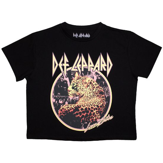 Picture of Def Leppard Ladies Crop Top: Love Bites