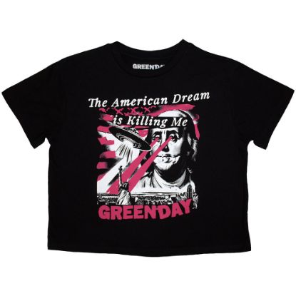 Picture of Green Day Ladies Crop Top: American Dream