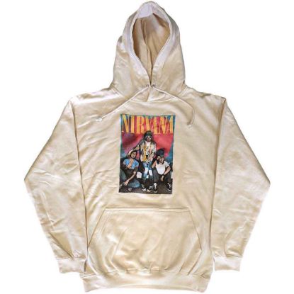 Picture of Nirvana Unisex Pullover Hoodie: Trapper Hat Mono Logo