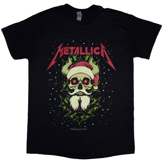 Picture of Metallica Unisex T-Shirt: Santa Horns