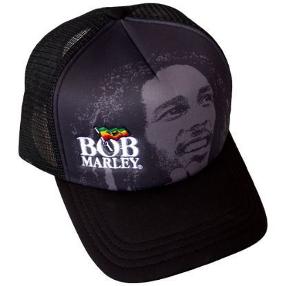 Picture of Bob Marley Unisex Mesh-Back Cap: Logo & Face