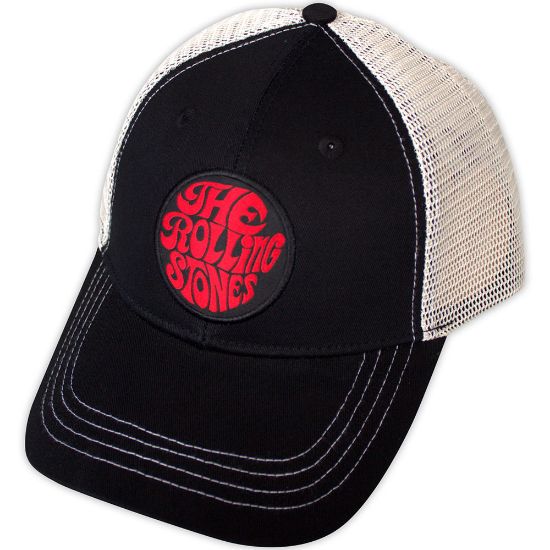 Picture of The Rolling Stones Unisex Mesh-Back Cap: 70s Logo Emblem