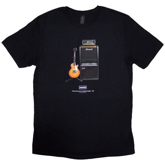 Picture of Oasis Unisex T-Shirt: Definitely Maybe Guitar