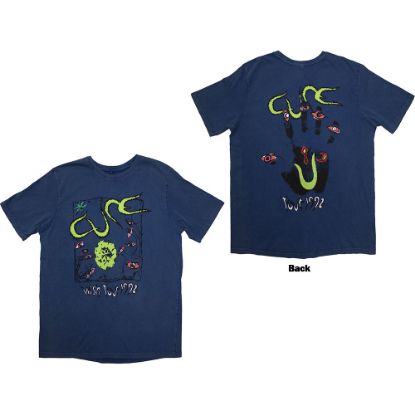 Picture of The Cure Unisex Stone Wash T-Shirt: Wish Tour '92 Back Print