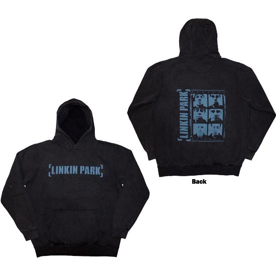 Picture of Linkin Park Unisex Pullover Hoodie: Meteora Portraits Wash Collection & Back Print