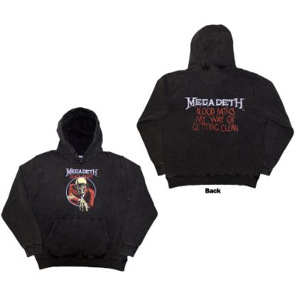 Picture of Megadeth Unisex Pullover Hoodie: Black Friday Wash Collection & Back Print