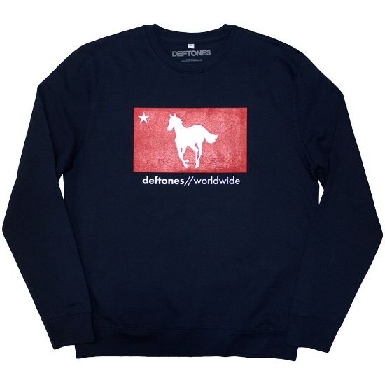 Picture of Deftones Unisex Sweatshirt: Star & Pony (Medium)