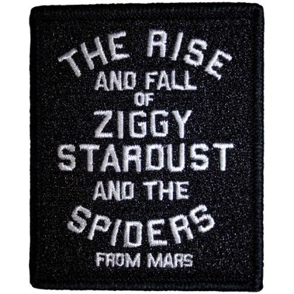 Picture of David Bowie Woven Patch: The Rise and Fall