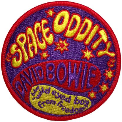 Picture of David Bowie Woven Patch: Space Oddity