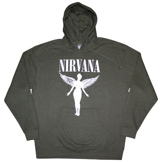 Picture of Nirvana Unisex Pullover Hoodie: Angelic Mono