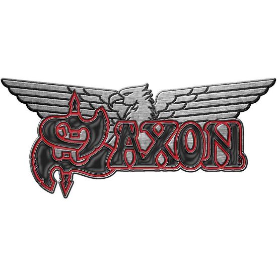 Picture of Saxon Pin Badge: Logo/Eagle (Enamel In-Fill)