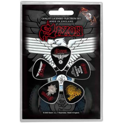 Picture of Saxon Plectrum Pack: Wheels Of Steel