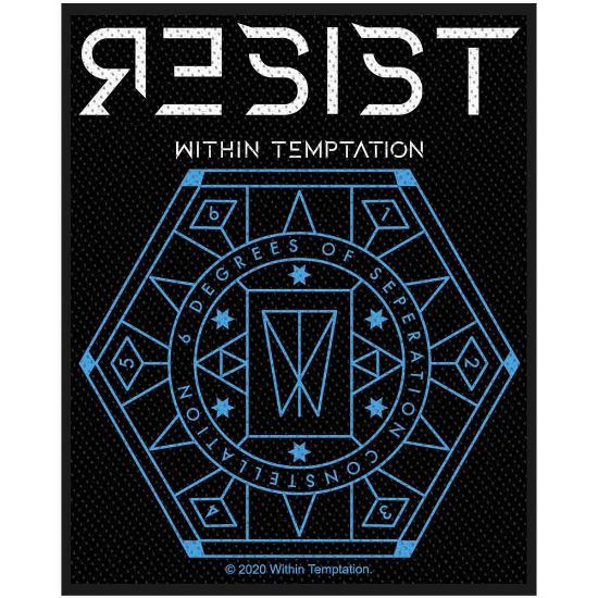 Picture of Within Temptation Woven Patch: Resist Hexagon (Standard)