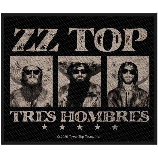 Picture of ZZ Top Woven Patch: Tres Hombres (Standard)