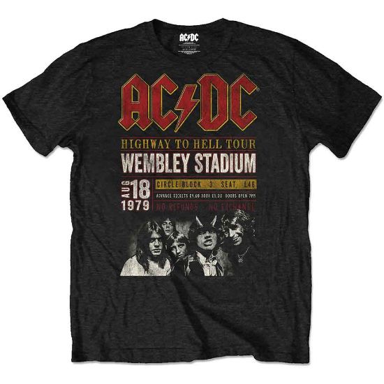 Picture of AC/DC Unisex T-Shirt: Wembley '79 Eco-Friendly