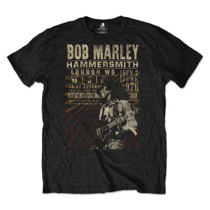 Picture of Bob Marley Unisex T-Shirt: Hammersmith '76 Eco-Friendly