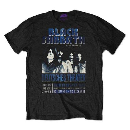 Picture of Black Sabbath Unisex T-Shirt: Deutsches '73 Eco-Friendly