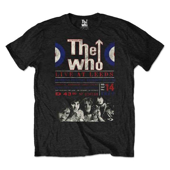 Picture of The Who Unisex T-Shirt: Live At Leeds '70 Eco-Friendly