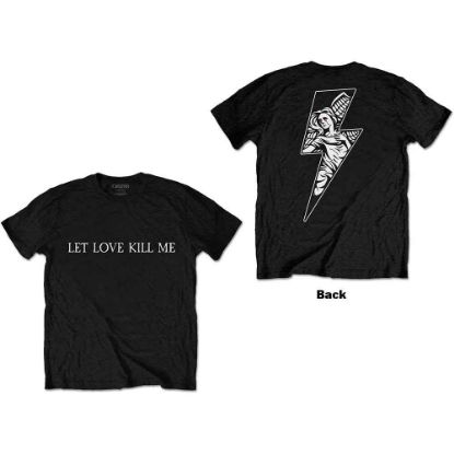 Picture of Creeper Unisex T-Shirt: Let Love Kill Me Back Print