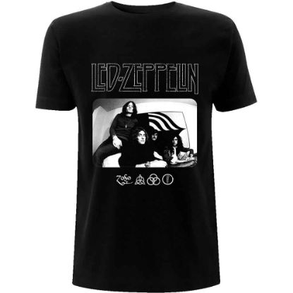 Picture of Led Zeppelin Unisex T-Shirt: Icon Logo Photo