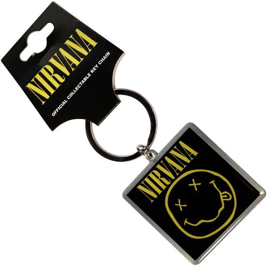 Picture of Nirvana Keychain: Happy Face Photo Print