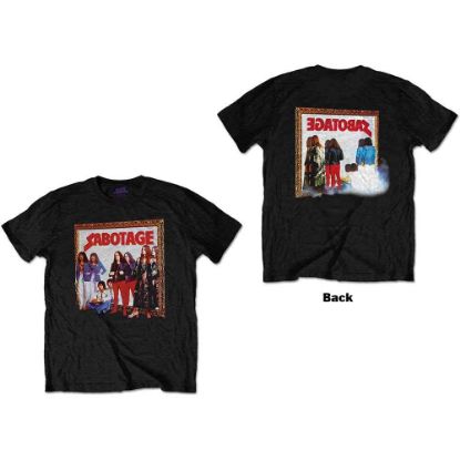 Picture of Black Sabbath Unisex T-Shirt: Sabotage Back Print