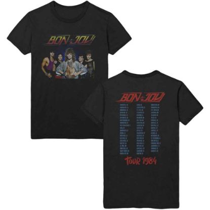 Picture of Bon Jovi Unisex T-Shirt: Tour '84 Back Print