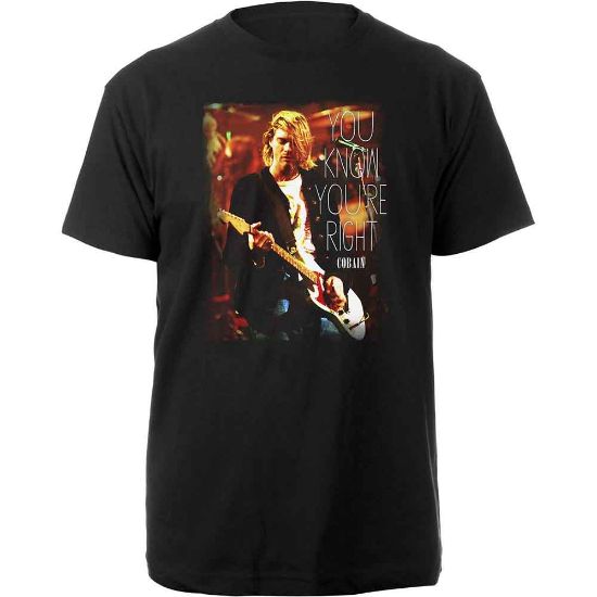 Picture of Kurt Cobain Unisex T-Shirt: You Know You're Right
