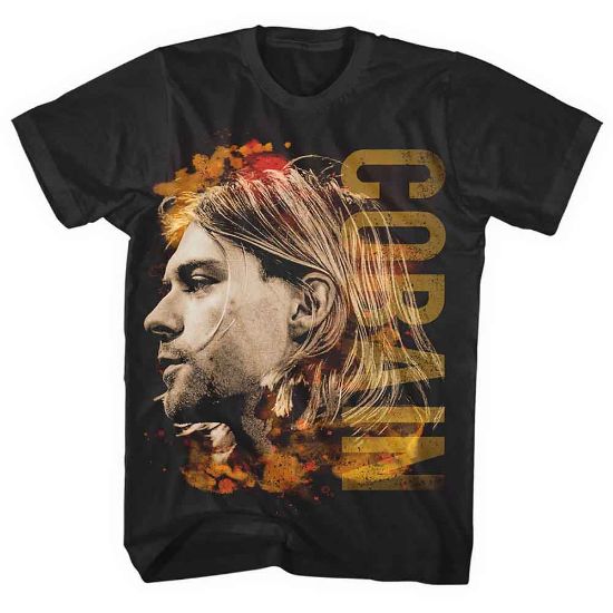 Picture of Kurt Cobain Unisex T-Shirt: Coloured Side View